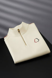 Heidi Mode - Contemporary Quarter Zip Tracksuit in Ultra-Soft Lycra for Active Elegance 7