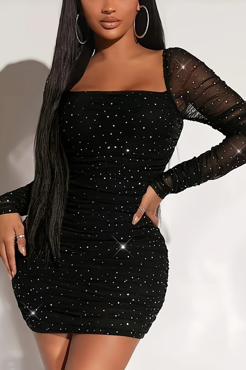 Jocelyn - Sophisticated Sparkling Dress with Glamorous Vibe 1