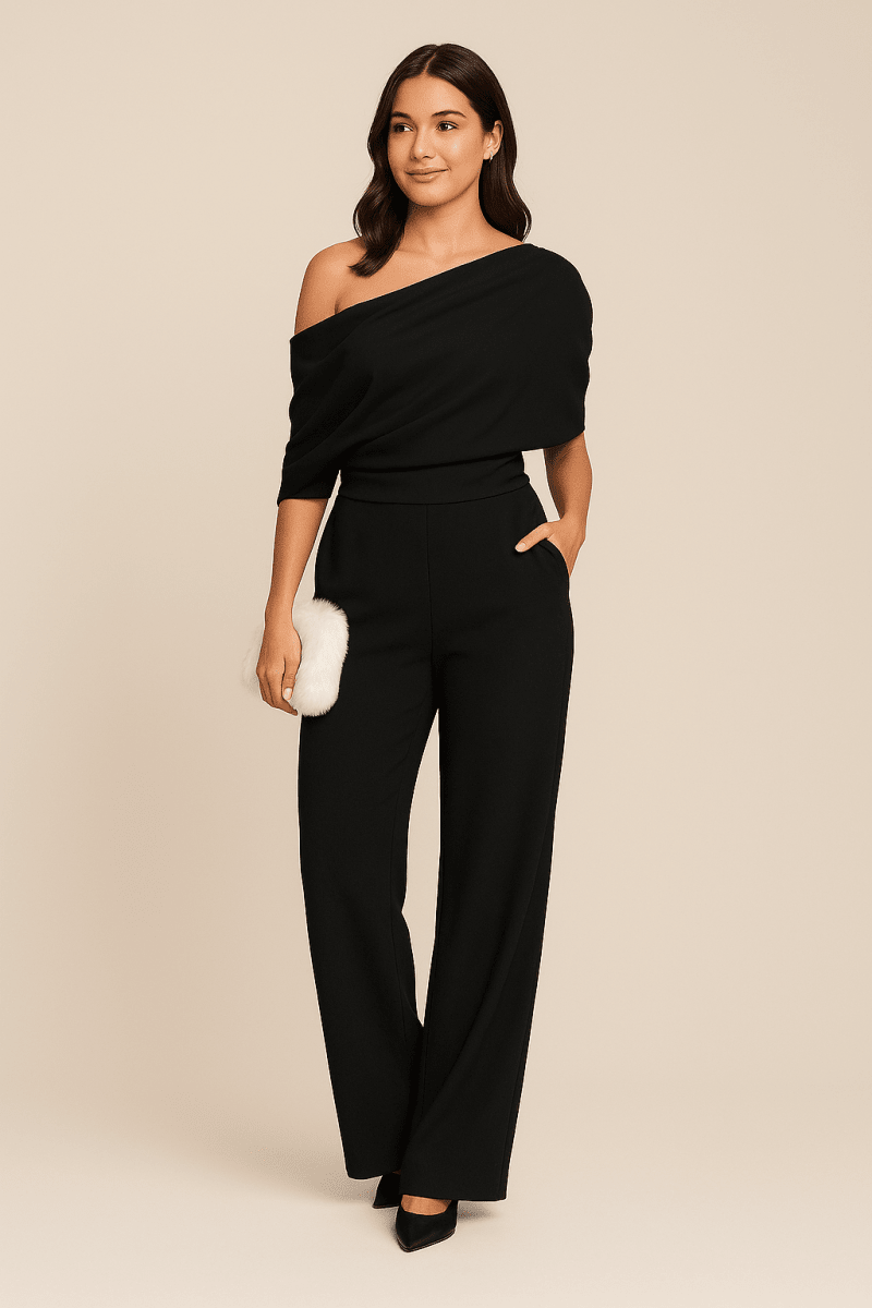 Jovina - Women's Elegant Spring Jumpsuit with Tailored Neckline 1