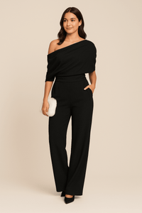 Jovina - Women's Elegant Spring Jumpsuit with Tailored Neckline 1