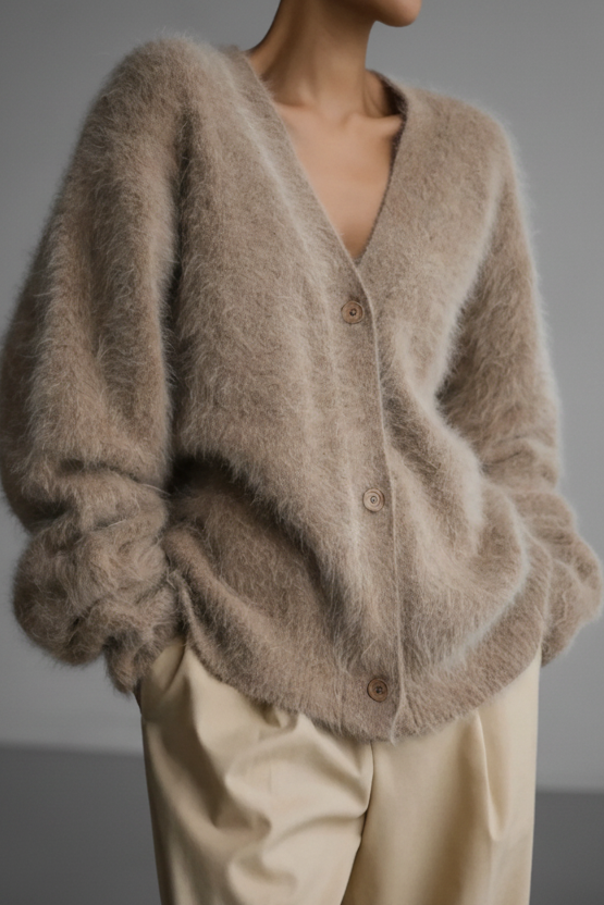 Karlyn Women's Knit Cardigan with V-Neck, Button Closure & Soft Fabric 2