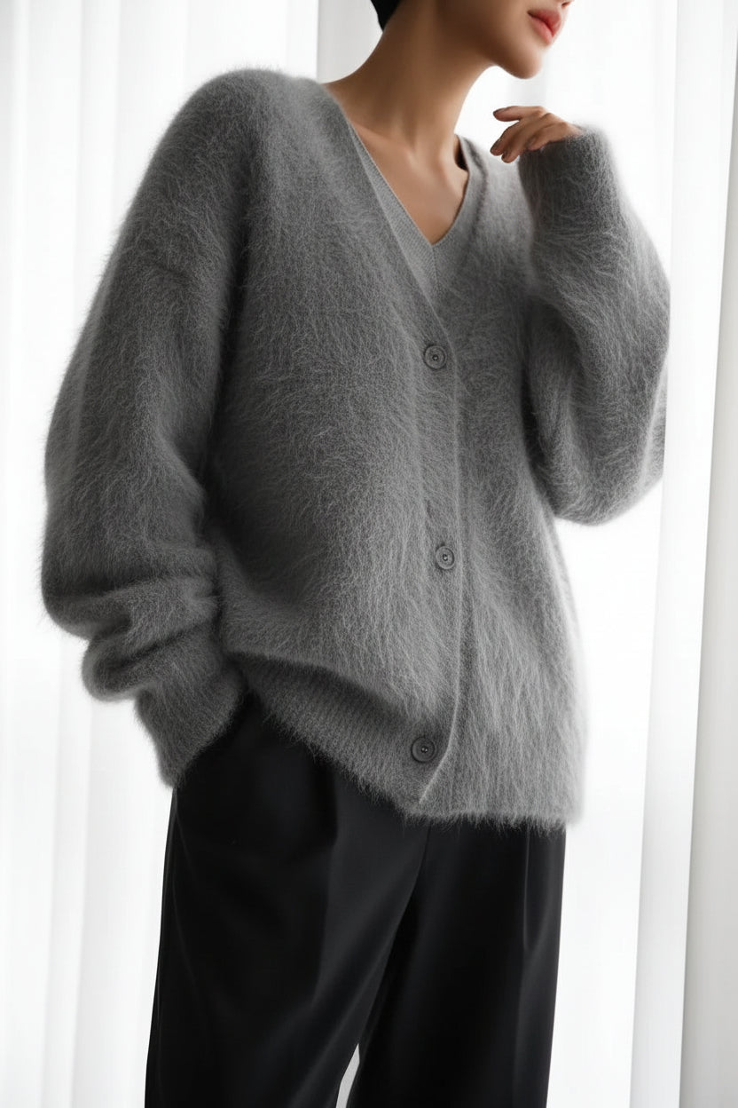 Karlyn Women's Knit Cardigan with V-Neck, Button Closure & Soft Fabric 6