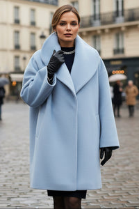 Mabel Oversized Winter Coat for Women - Chic Wide Collar & Thick Insulation 0
