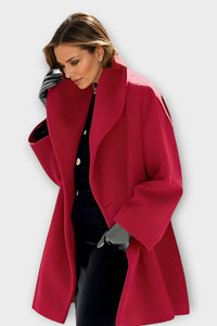 WIDELUX – Women’s Oversized Spring Coat with Wide Collar and Thick Insulation