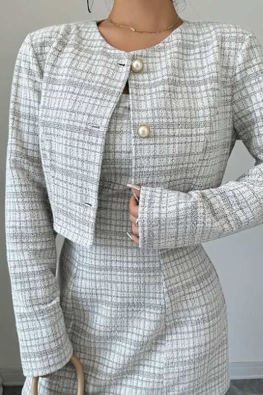Marivienne - Structured Jacket & Dress Duo