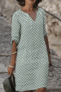 ALYANIE – Lightweight Relaxed Mini Dress for Everyday Summer Wear