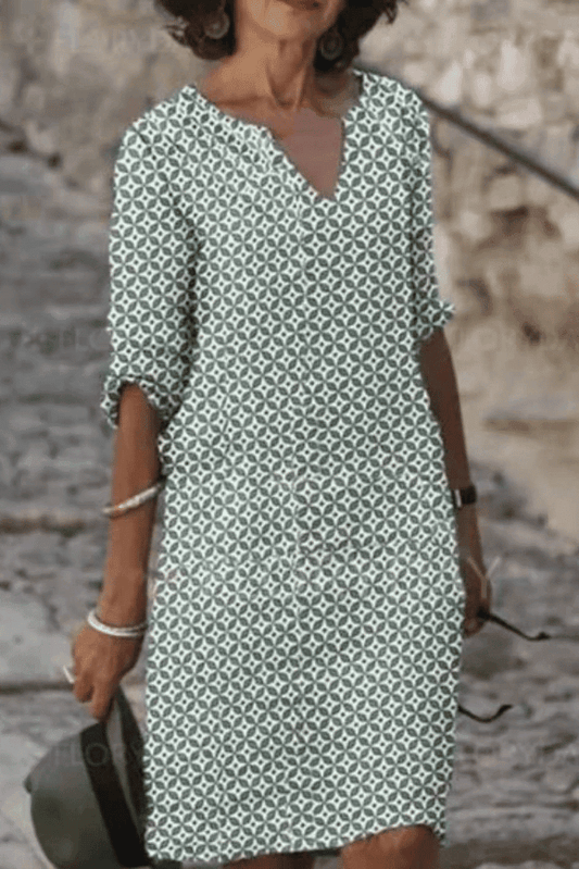 ALYANIE – Lightweight Relaxed Mini Dress for Everyday Summer Wear