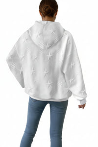 STARGRAIN – Mode Hoodie with Subtle Textured Star Design