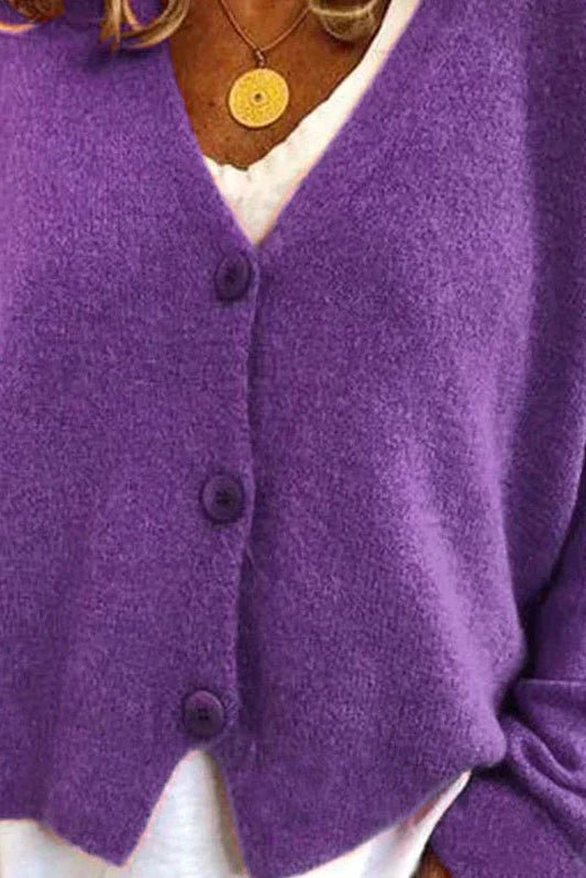 Saphira - Timeless V-Neck Cardigan