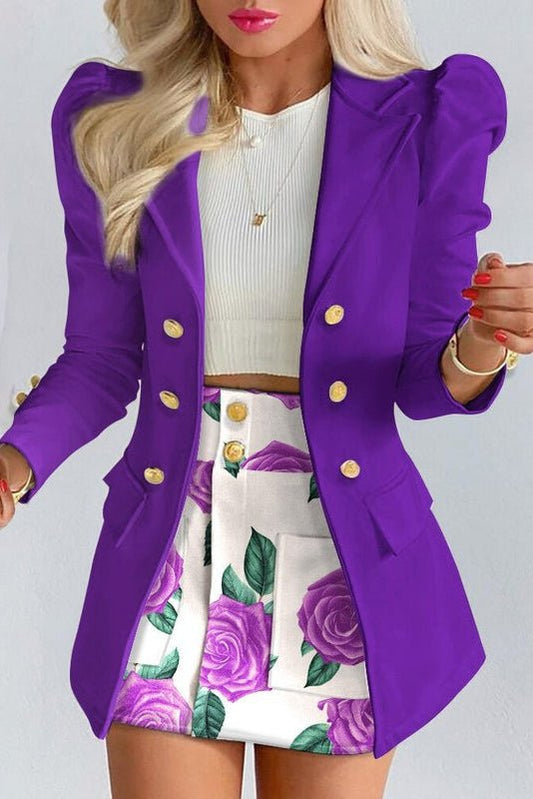 Nori – Sophisticated Blazer and Mini Skirt