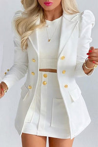 Nori – Sophisticated Blazer and Mini Skirt