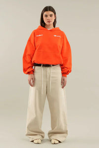 Soft Cotton Women's Relaxed Fit Hoodie with Sporty Hood and Trendy Back Print 11