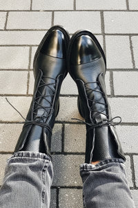 Sophia Lace-Up Leather Ankle Boots for Women - Stylish & Comfortable Footwear 1