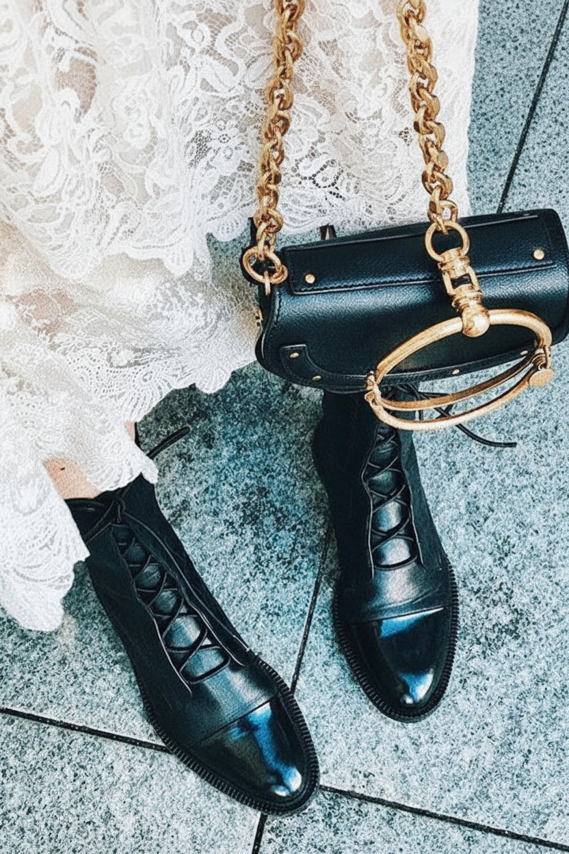 Sophia Lace-Up Leather Ankle Boots for Women - Stylish & Comfortable Footwear 7