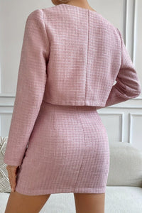 Thalina - Modern Collarless Workwear Jacket