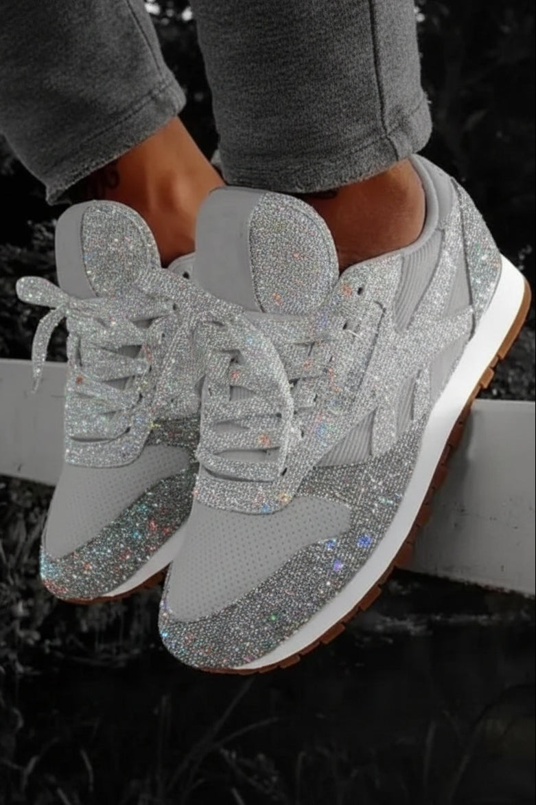 Trendy Glitter Sneakers - Stylish Sequined Casual Shoes for Comfortable All-Day Wear 4