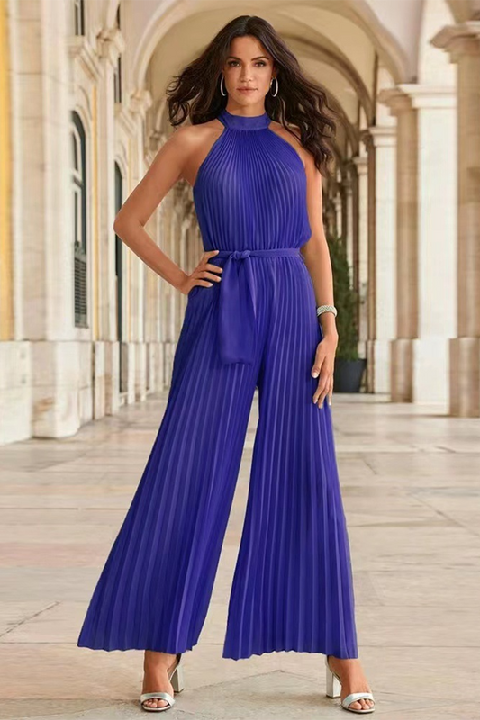 Ulva - Elegant Pleated Jumpsuit for Effortless Style and Comfort 0