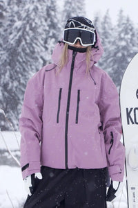 Versatile Unisex Ski Jacket with Hood for Winter Sports & Casual Wear 2