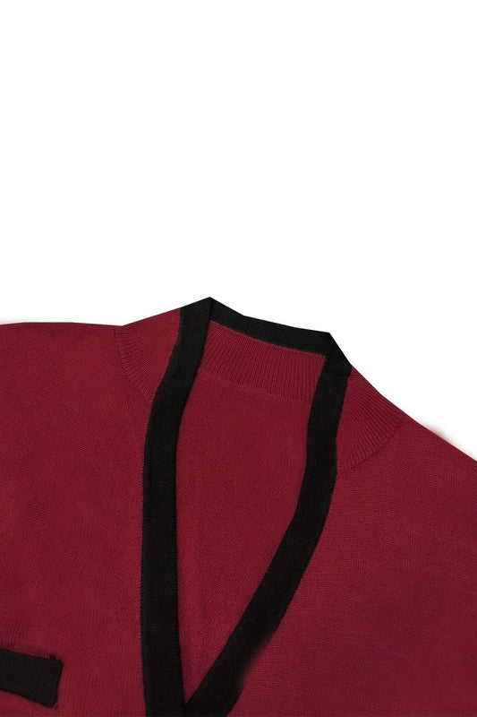 Viretta - Colorblock Single-Breasted Blazer & Shorts Set