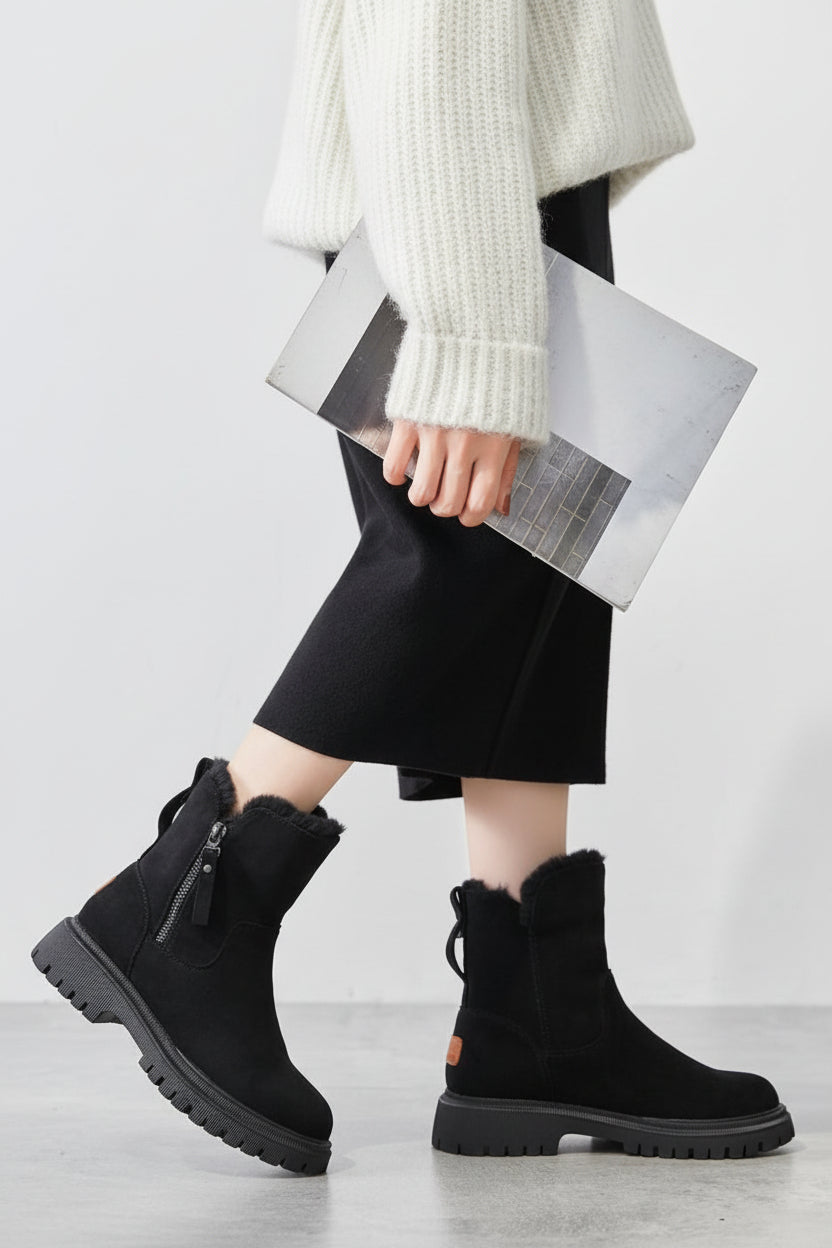 Wolf Boots - Women's Waterproof Winter Boots with Warm Fur Lining 1
