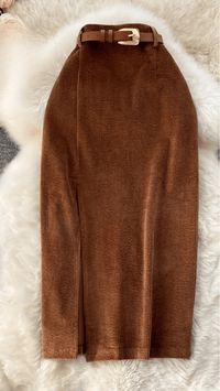 VALENÇA - Vintage Slit Midi Skirt