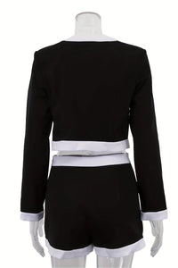 Zeraphine - Contemporary Long-Sleeve Top & Shorts