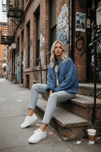 PUFFERÉ – Women's Quilted Zip-Up Puffer Jacket for Everyday Winter Wear