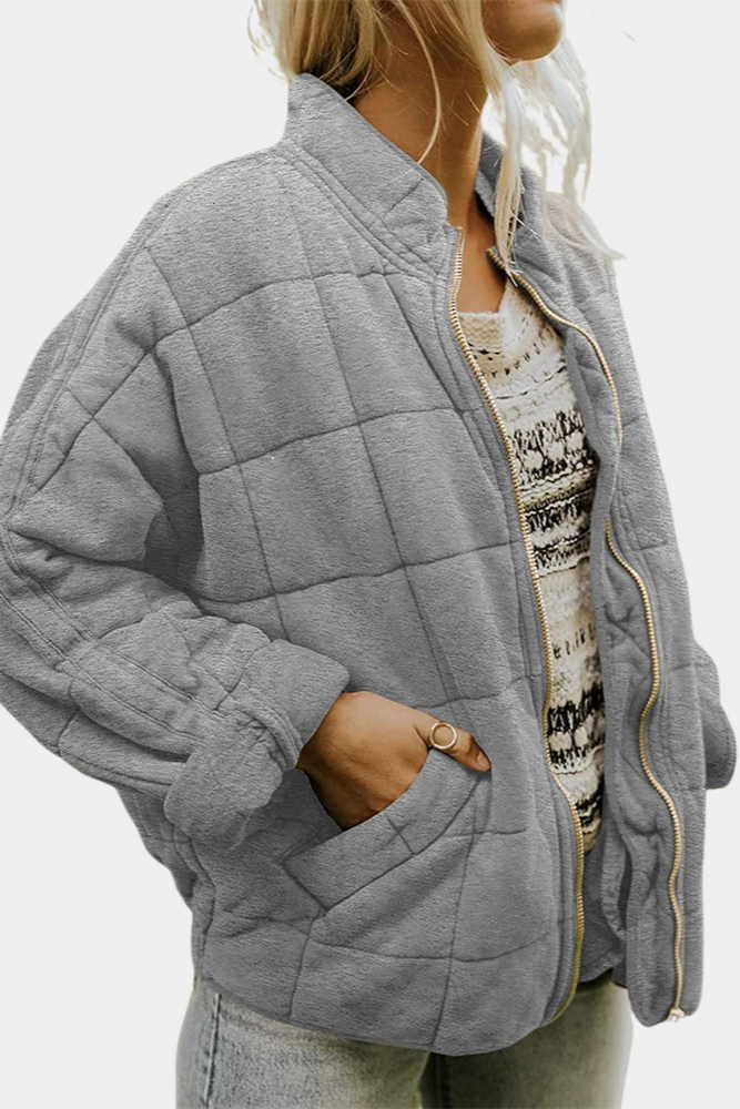 Zoe - Women's Quilted Puffer Jacket for Winter Coats, Zip-Up Casual Style 5