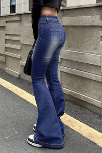 HAZEL – Classic Mid-Rise Flare Jeans