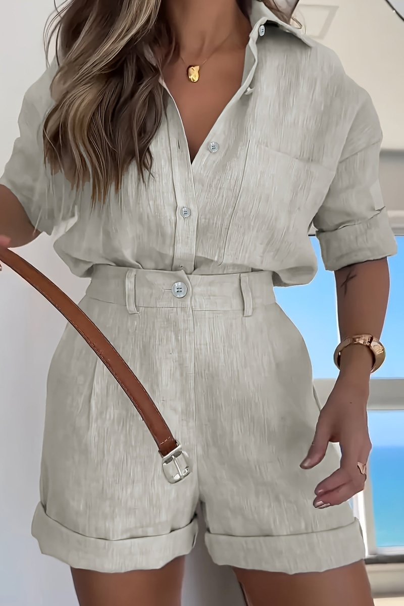 LIVARA – Minimalist Luxe Linen Suit