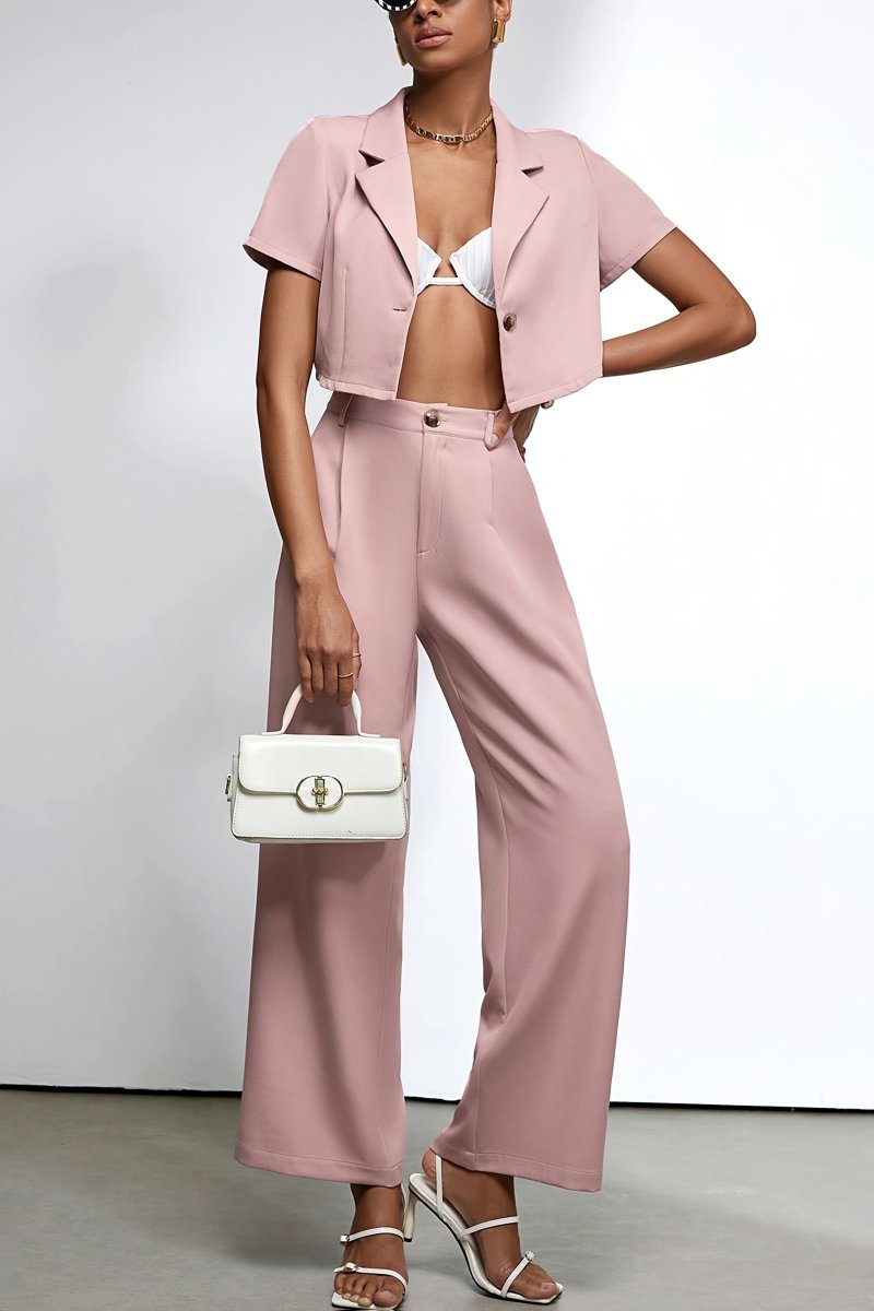 BRIAR – Tailored Lapel Top & Flowing Pants