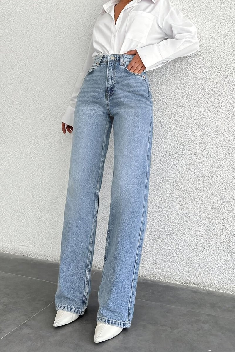 KALLIE – Vintage Stretch Slim Straight Jeans