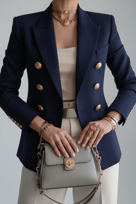 Zola – Sleek Tailored Blazer with Breathable Lining