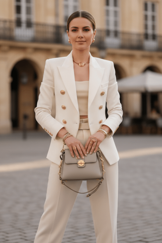 Zola – Sleek Tailored Blazer with Breathable Lining