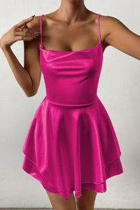 SOLANA - Elegant Backless Halter Neck Dress