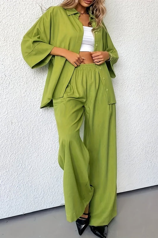 DALISSA – Plus Size Wide-Leg Linen Comfort Co-Ord