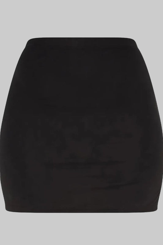 Ilaria – Sophisticated Sexy Mini with Tapered Side Ease