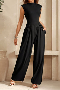 Noa – Polished Solid Jumpsuit with Seamless Silhouette Flow
