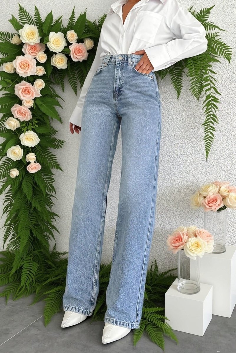 KALLIE – Vintage Stretch Slim Straight Jeans