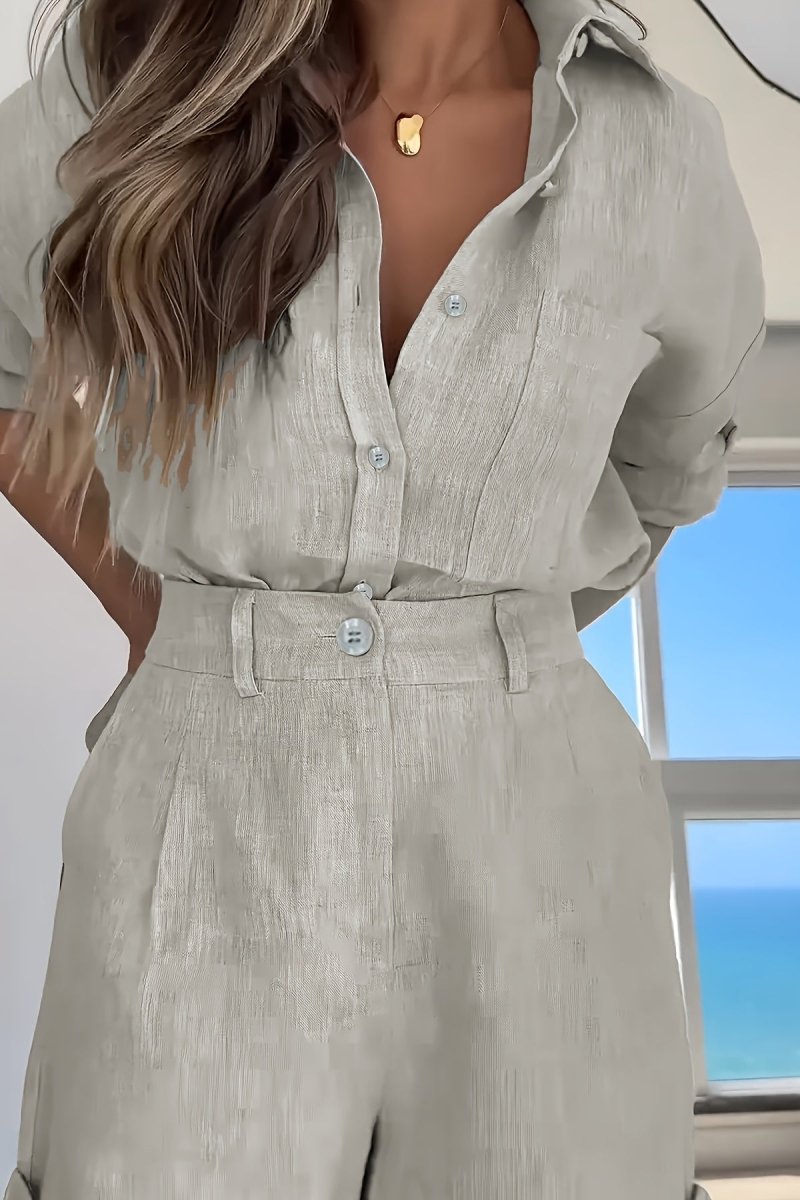 LIVARA – Minimalist Luxe Linen Suit