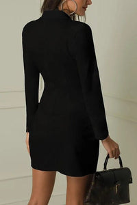Fae – Modern Blazer Dress with Breathable Fabric and Charm