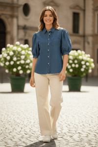 ROWYN – Modern Classic Denim Shirt